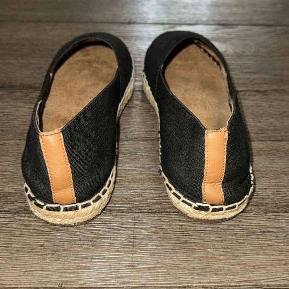 Vionic Valeri Black Espadrille Slip On Flats - Picture 4 of 8
